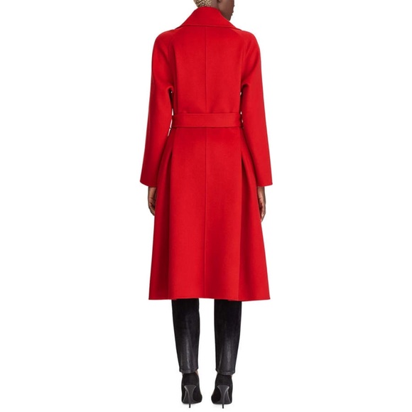 NWT Ralph Lauren Collection Purple Label Leonarda 100% Cashmere Wrap Coat, Sz 4 - Picture 4 of 9
